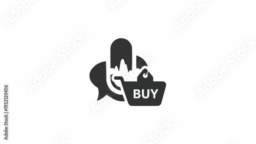 Shopping Buy Now Button Icon.