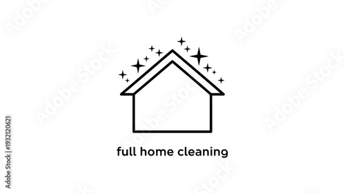 House Cleaning Service Logo Design.