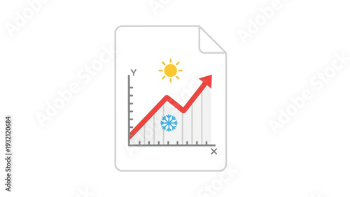 Increasing Business Growth Chart Graph.