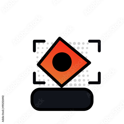 Value Proposition Bold Halftone Wave Business Icon - SVG Vector