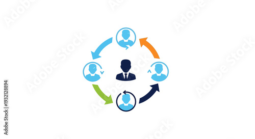 Business people teamwork collaboration network.