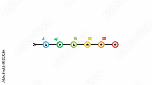 Colorful molecular structure model.