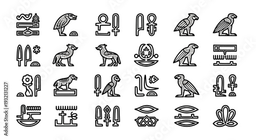 Business growth  icon set for business man