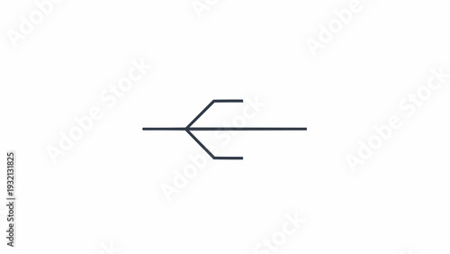 Simple Arrow Pointing Right Symbol.