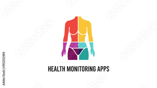 Health monitoring apps on smartphone screen.