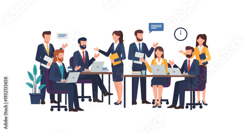 Diverse Business Team Meeting.