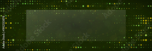 Green Digital Matrix Data Stream Background for Cybersecurity and Fintech Analytics