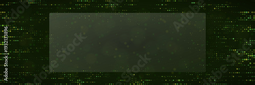 Abstract Green Cybersecurity Data Encryption Interface Background with Digital Pixel Pattern