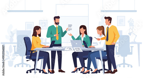 Team Meeting Business People.