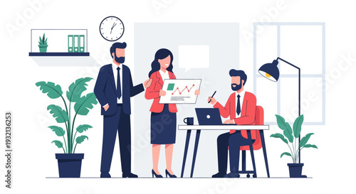 Business Meeting with Colleagues.