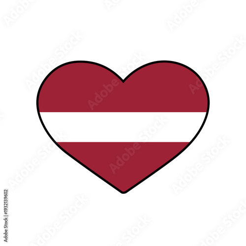 Free Download Heart with the latvia flag
Vector heart with the flag on a white background - GFXLoad