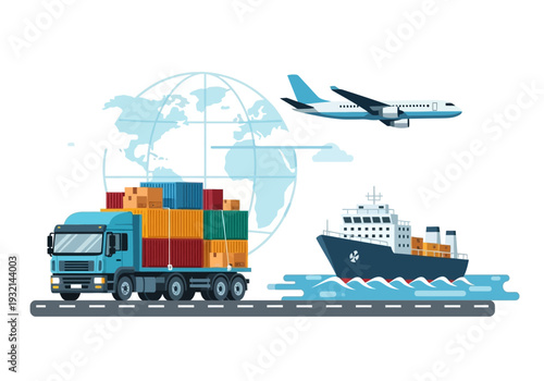 Global logistics and shipping services for efficient transportation and delivery of goods worldwide
