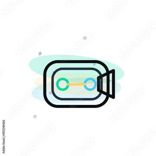 Video Consult Frame clean monoline healthcare style healthcare wellnes