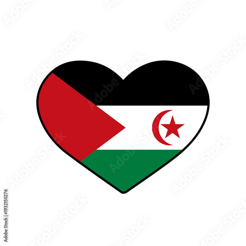 Heart with the Palestine flag
Vector heart with the flag on a white background Free Download Heart with the Palestine flag
Vector heart with the flag on a white background - GFXLoad