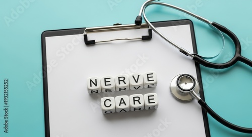 Nerve Care Shows Importance of Health Monitoring on Medical Clipboard