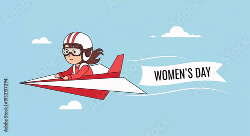 International Celebration of Women Empowerment in Colorful Background