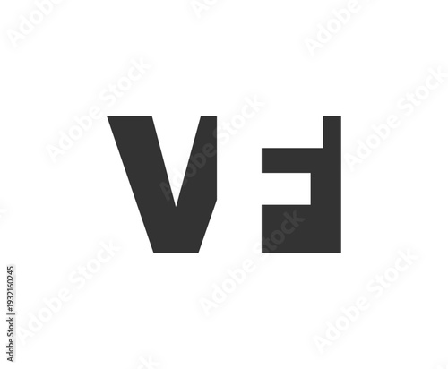 VFI logo design. Initial letter V F I bold font style for tech startups, consulting, corporate branding. Creative company name, headlines typography identity, trendy logotype.