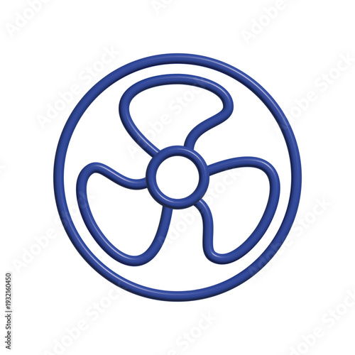 Air Fan icon design template