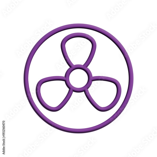 Air Fan icon design template