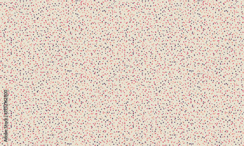 Abstract seamless pattern with tiny red, blue, and gray dots on a beige background. Perfect for textile design, website backgrounds, or any project needing a subtle yet visually interesting texture.