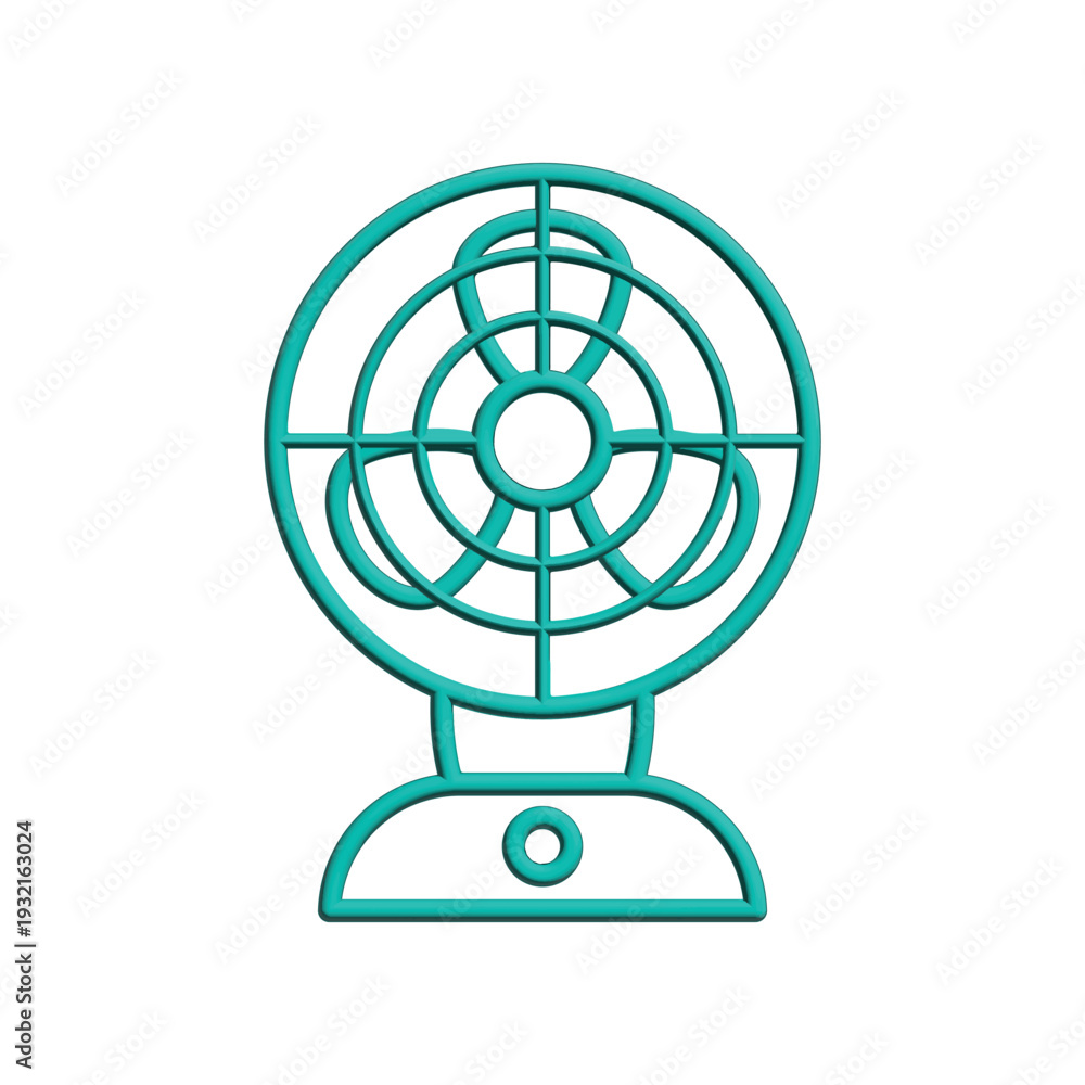 Fototapeta premium Air Fan icon design template
