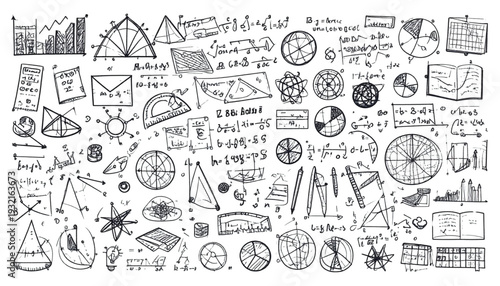 A diverse collection of ancient and modern hieroglyphic and symbolic characters from various cultures isolated on transparent background