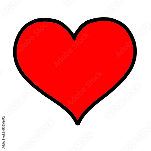 red heart illustration