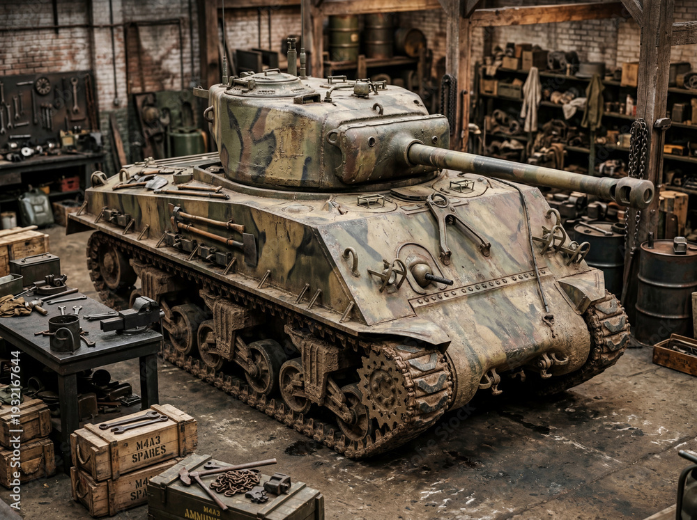 Obraz premium Sherman tank