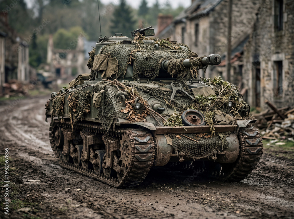 Obraz premium Sherman tank