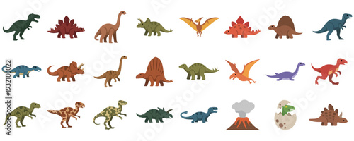 Dinosaur Collection Illustration Set