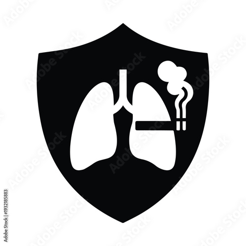Protect your lungs from smoking damage with a shield