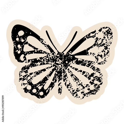 Vintage Butterfly Cut Out