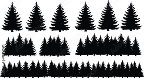 Set of Ten Black Military Rank Insignia Icons Featuring Army Sergeant Chevron Stripes Air Force Flight Wings Stars and Shield Symbols for Vector Graphic Design