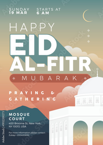 Eid Al Fitr Mubarak Flyer