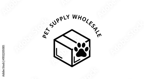 Pet Supply Wholesale Box Logo Design.