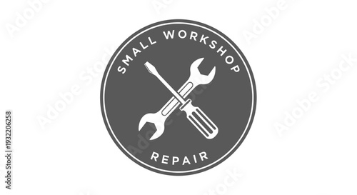 Wrench and Pliers Repair Logo Design.
