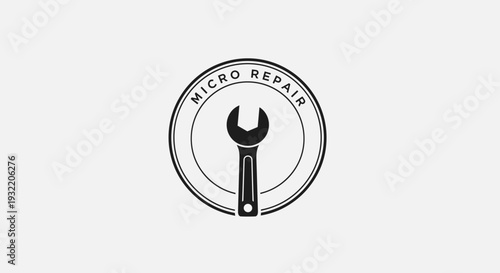 Wrench Logo Design for Micro Repair.