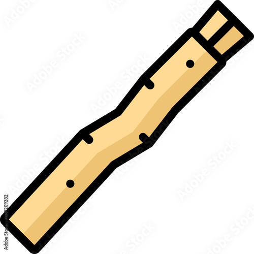 siwak icon illustration design with filled outline