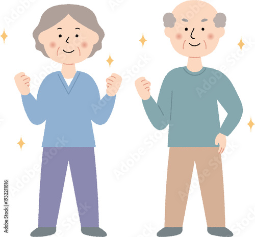 健康的な高齢者夫婦