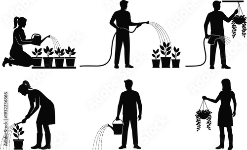 Camel silhouette vector illustration set, desert animals including Bactrian and Dromedary camels with distinctive humps, wildlife graphic art, nature design resource, exotic travel concept