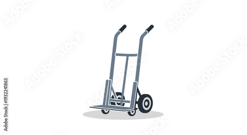 Hand Truck with Wheels and Handles.