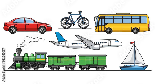 Various Modes of Transportation Vehicles 9.