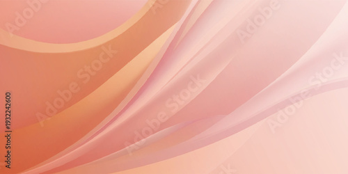 abstract soft peach orange liquid waves background