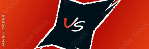 versus vs fight battle screen background design, modern