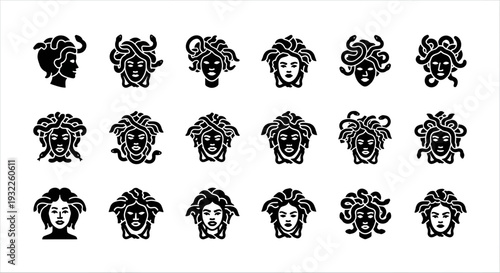 A collection of mythical creature illustrations showcasing various designs and interpretations of legendary beings in a grid layout from a straightforward viewpoint