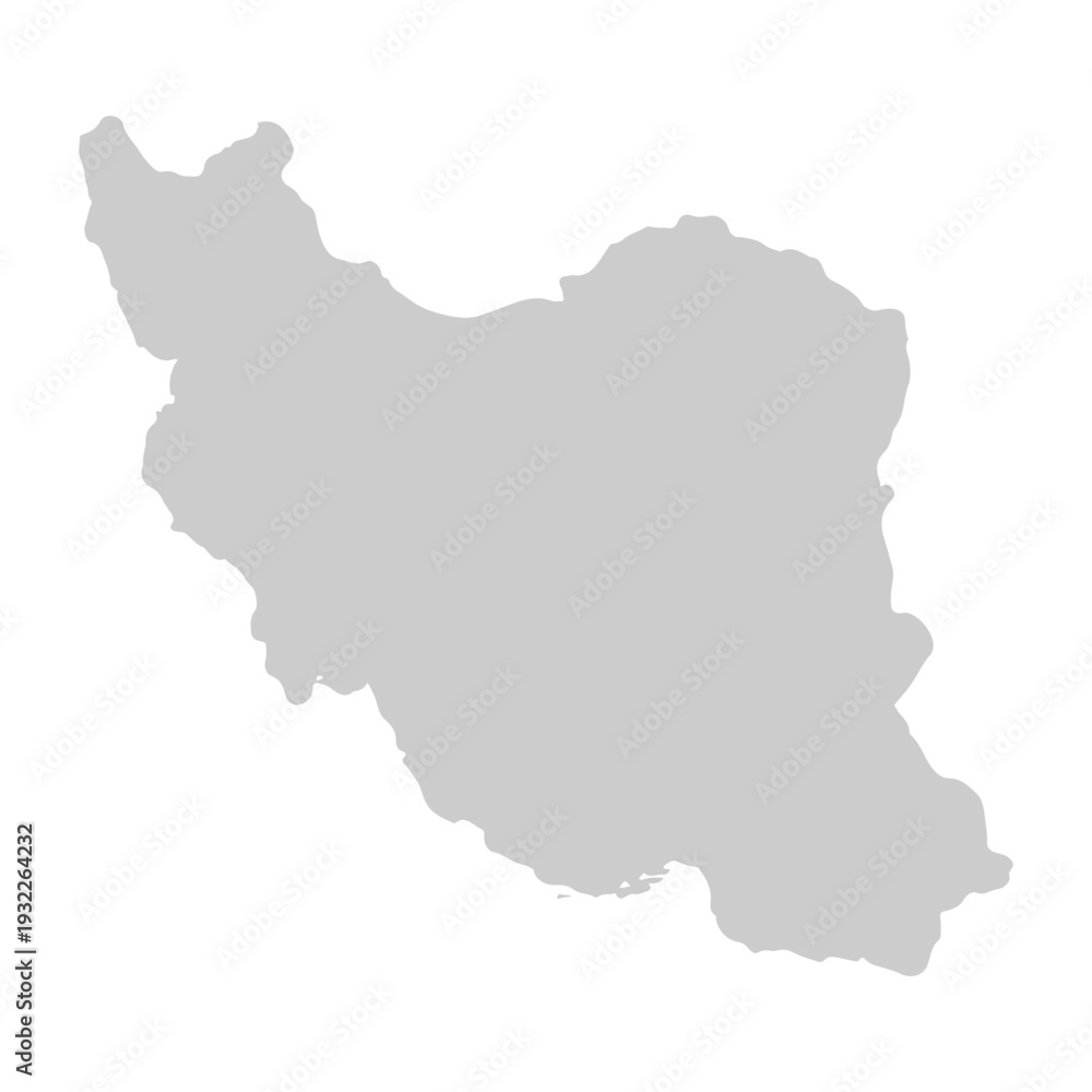 Fototapeta premium iran country region map design