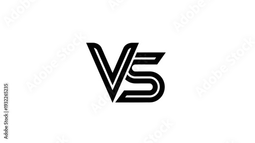 Versus Logo Design Element.