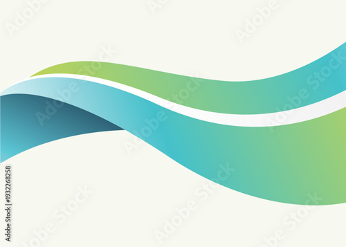 Fluid Gradient Wavy border shape Abstract background design