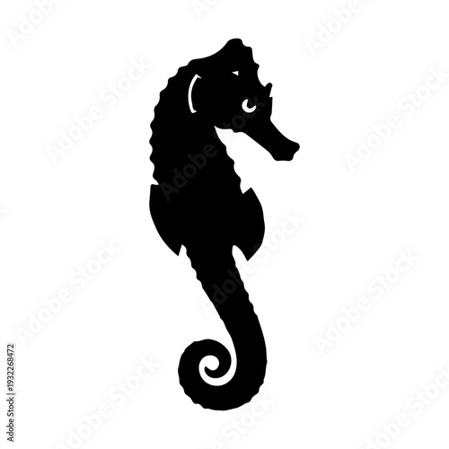 Seahorse Silhouette Icon