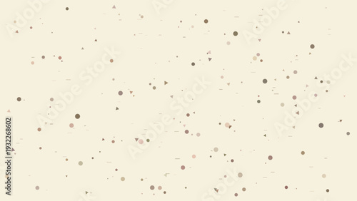 Terrazzo-inspired modern speckled stone texture with subtle grains and neutral tones, minimalist design, light beige background with scattered particles
